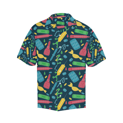 Phlebotomist Pattern Print Design A03 Men's Hawaiian Shirt