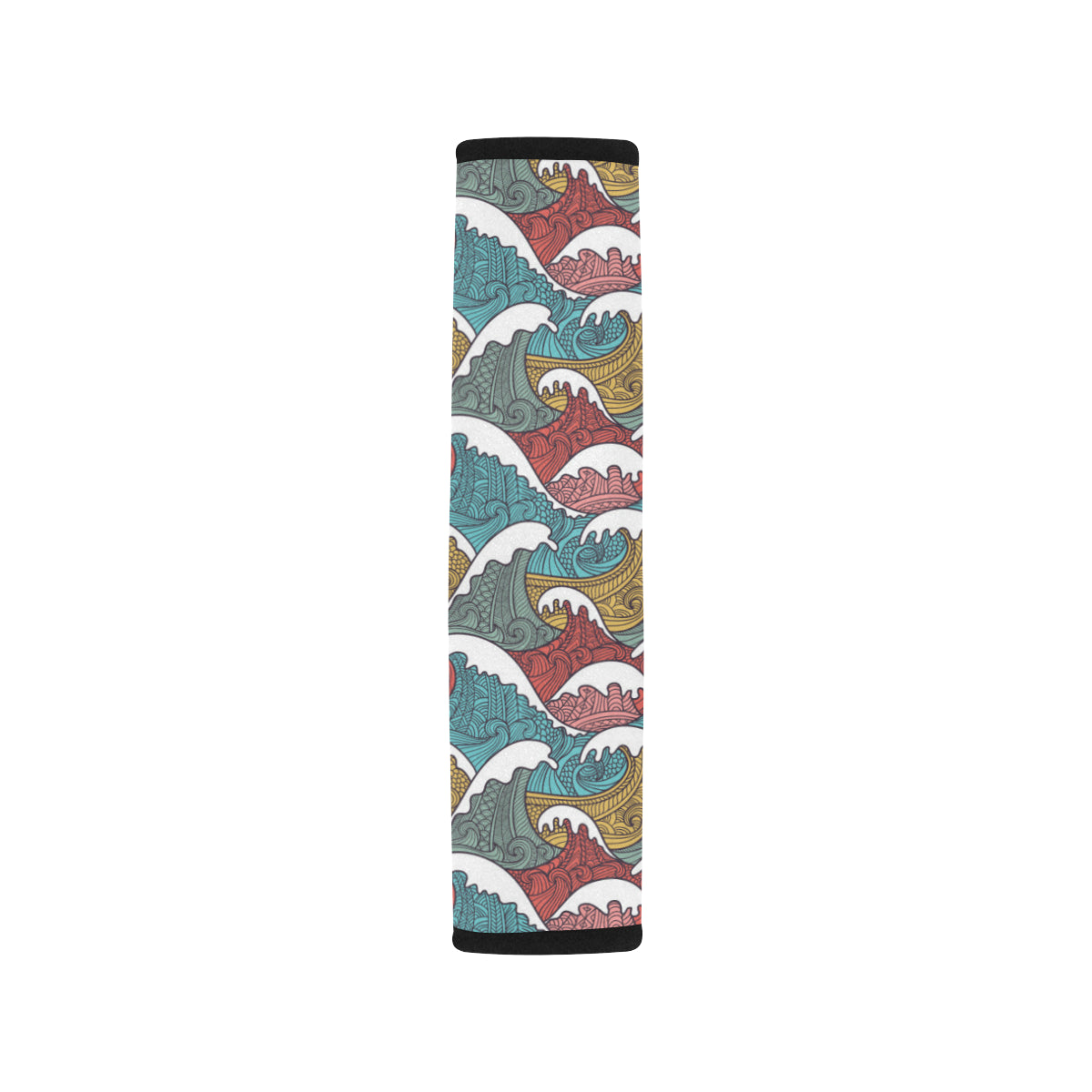 Tribal Wave Pattern Print Car Seat Belt Cover