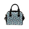 Swallow Bird Pattern Print Design 02 Shoulder Handbag