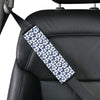 Hibiscus Blue Hawaiian Flower Pattern Car Seat Belt Cover