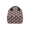 sugar skull Floral Pattern Insulated Lunch Bag