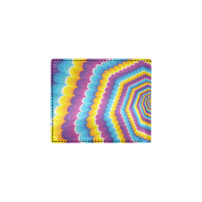 Optical illusion Pattern Print Design A04 Men's ID Card Wallet