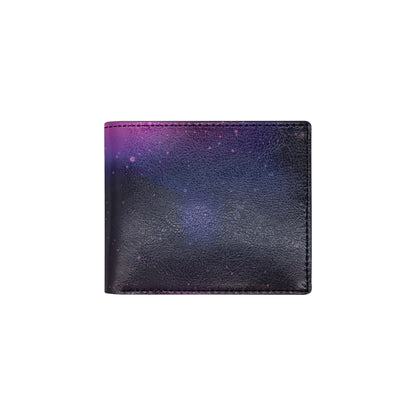 Night sky Pattern Print Design A04 Men's ID Card Wallet