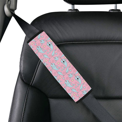 Narwhal Cartoon Cute Print Car Seat Belt Cover