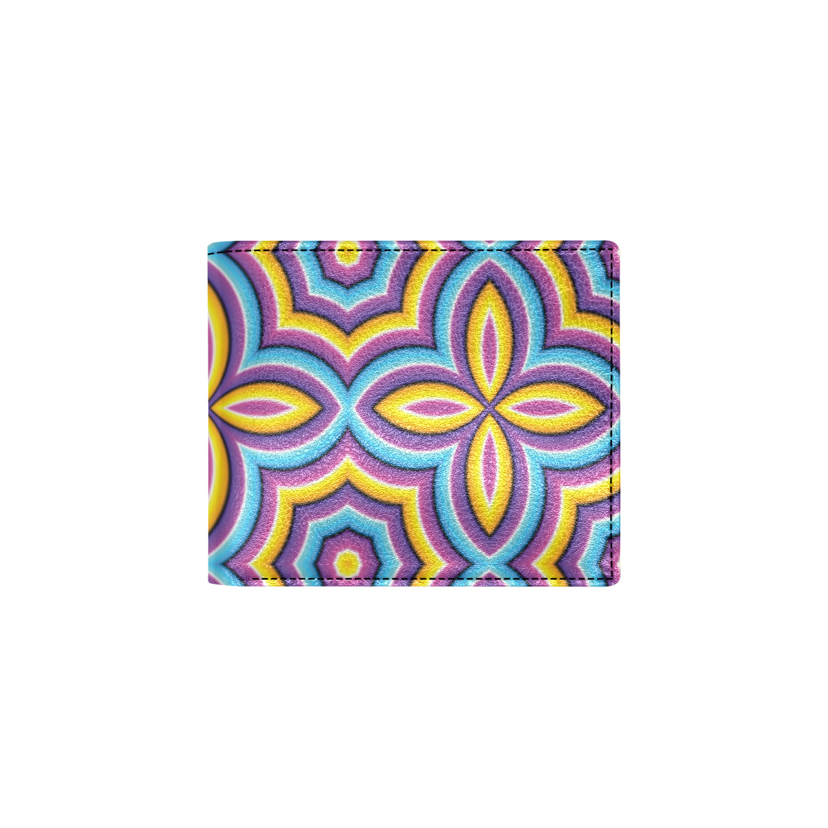 Optical illusion Pattern Print Design A03 Men's ID Card Wallet
