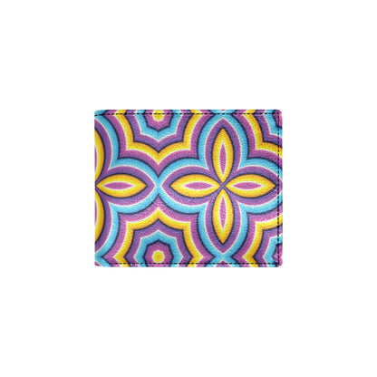 Optical illusion Pattern Print Design A03 Men's ID Card Wallet