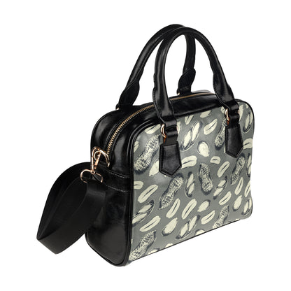 Peanut Pattern Print Design A01 Shoulder Handbag