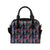 Barracuda with Folwer Pattern Print Design 01 Shoulder Handbag