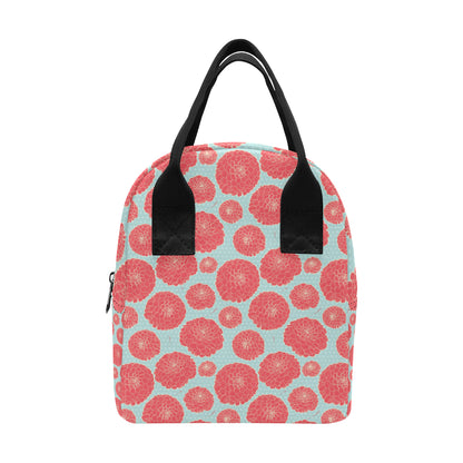 Marigold Pattern Print Design MR03 Insulated Lunch Bag