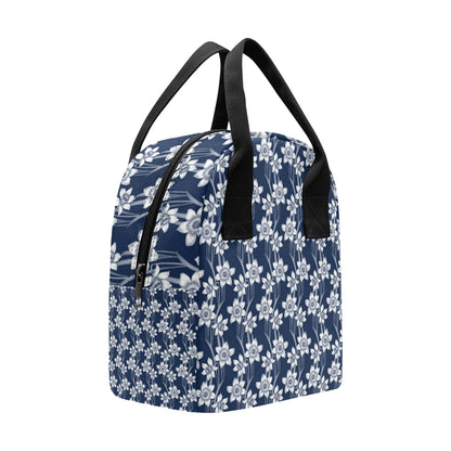 Daffodils Pattern Print Design DF09 Insulated Lunch Bag