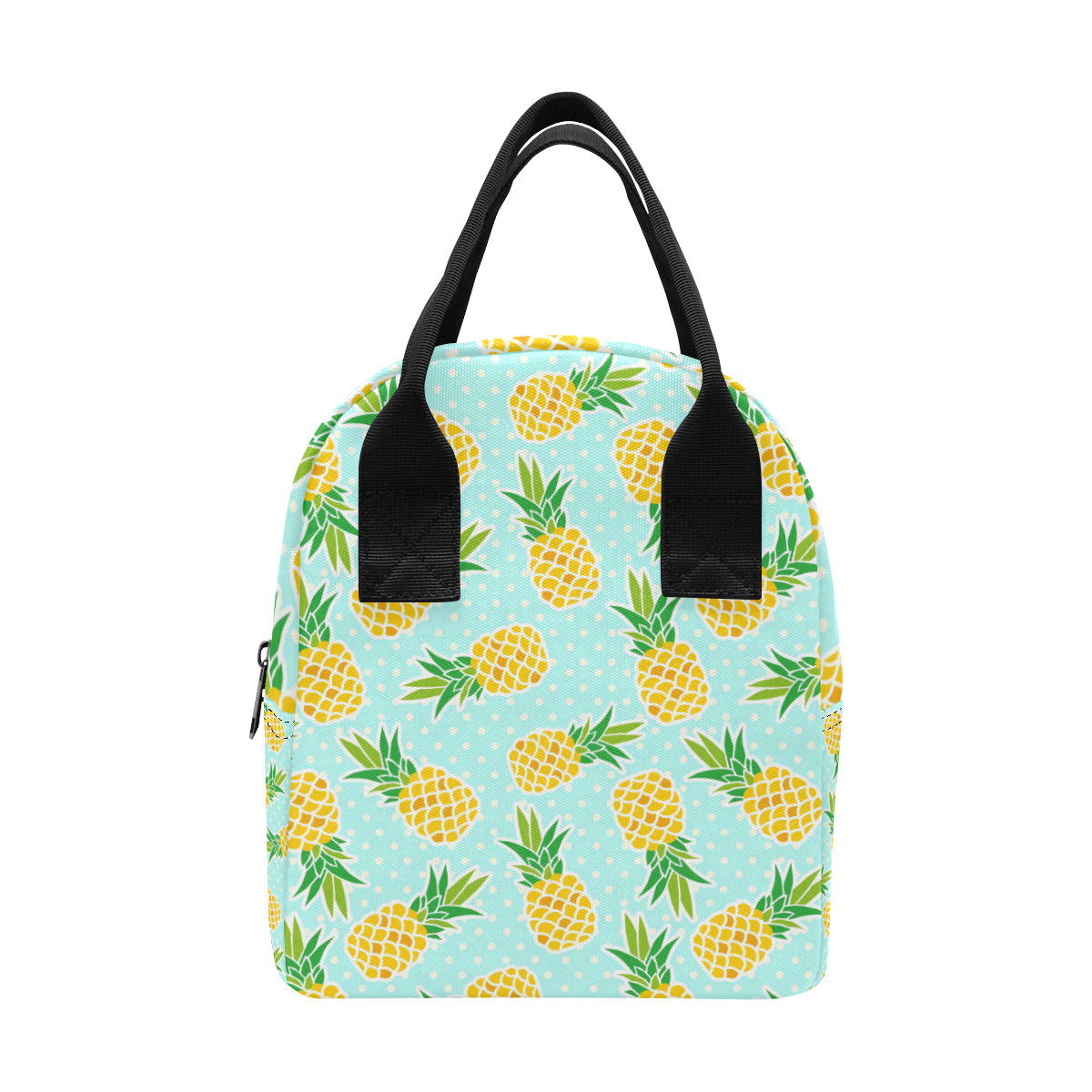 Pineapple Pattern Print Design PP01 Insulated Lunch Bag