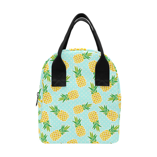 Pineapple Pattern Print Design PP01 Insulated Lunch Bag