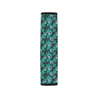 Peace Sign Themed Design Print Car Seat Belt Cover