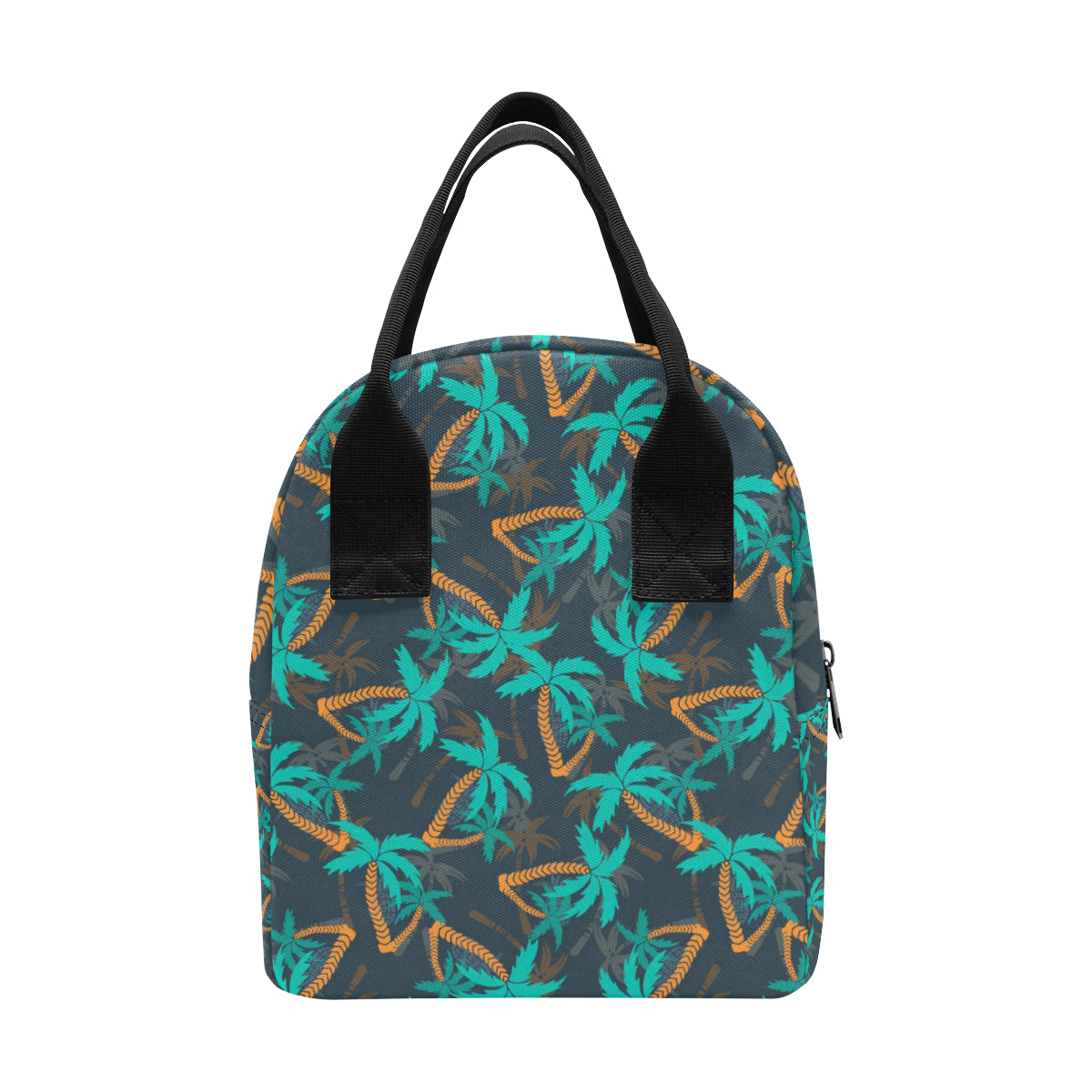 Palm Tree Pattern Print Design PT01 Insulated Lunch Bag