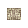 Tiki Brown Mask Print Men's ID Card Wallet