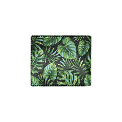 Palm Leaves Pattern Print Design PL013 Men's ID Card Wallet