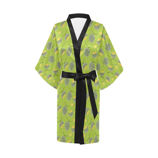 Cantaloupe Pattern Print Design 03 Women's Short Kimono