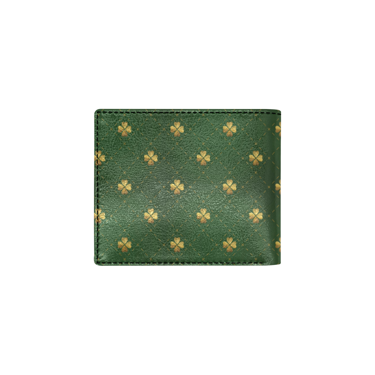 Clover  Pattern Print Design 01 Men's ID Card Wallet