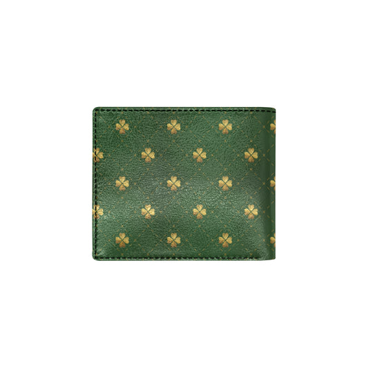 Clover  Pattern Print Design 01 Men's ID Card Wallet