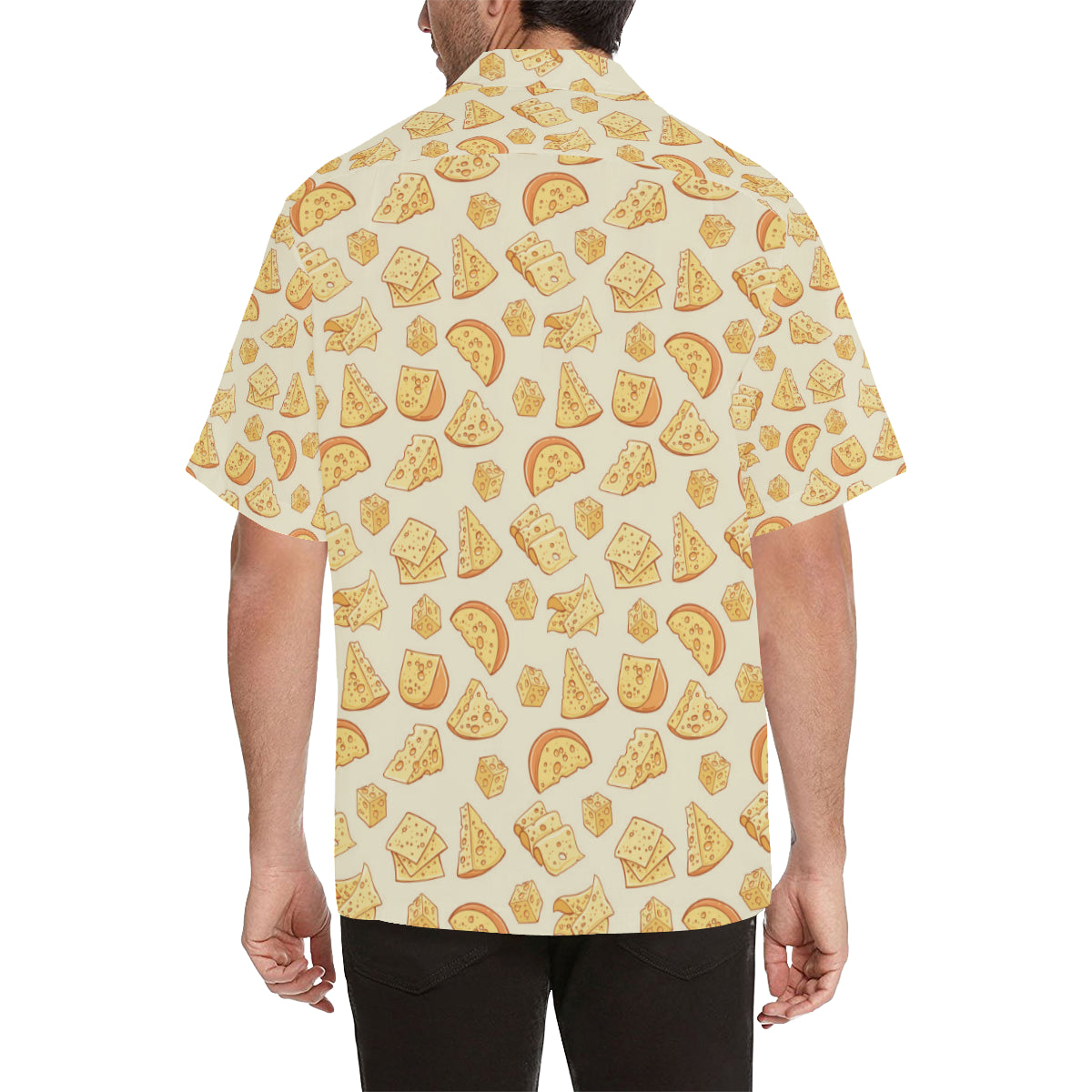 Cheese Pattern Print Design 01 Men's Hawaiian Shirt