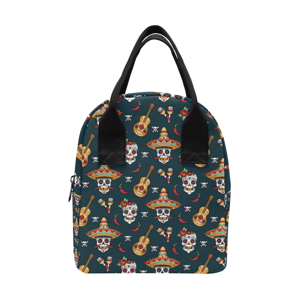 sugar skull Mexican Insulated Lunch Bag