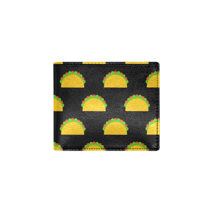 Taco Pattern Print Design TC06 Men's ID Card Wallet
