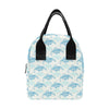 Sea Turtle Pattern Print Design T01 Insulated Lunch Bag