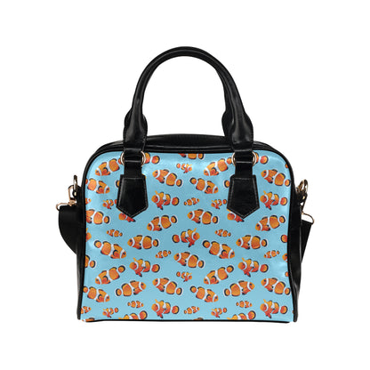 Clownfish Pattern Print Design 01 Shoulder Handbag