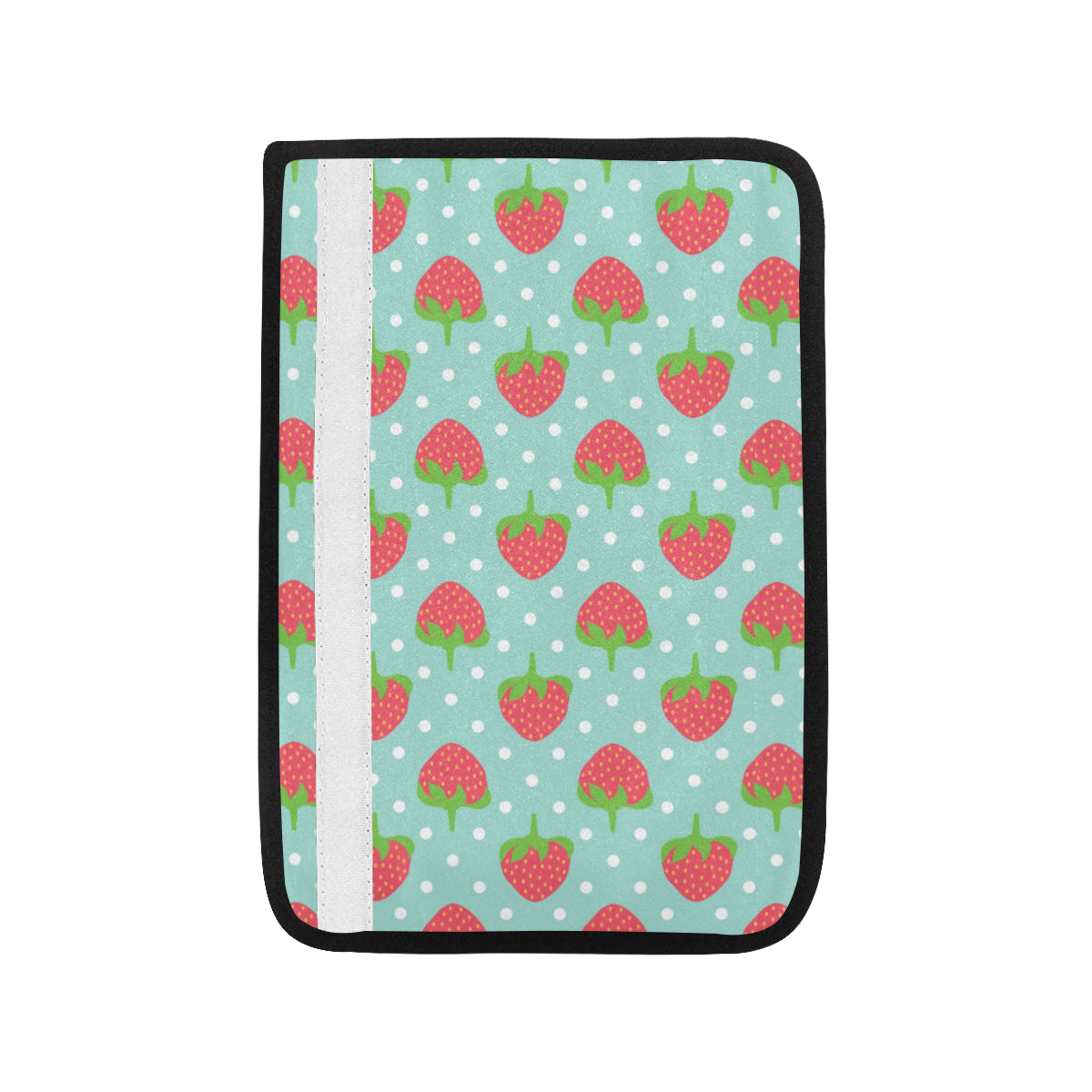 Strawberry Pattern Print Design SB06 Car Seat Belt Cover