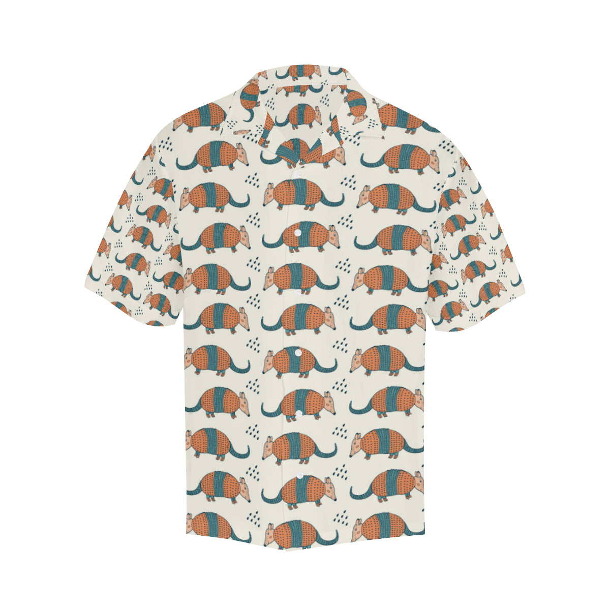 Armadillo Pattern Print Design 01 Men's Hawaiian Shirt