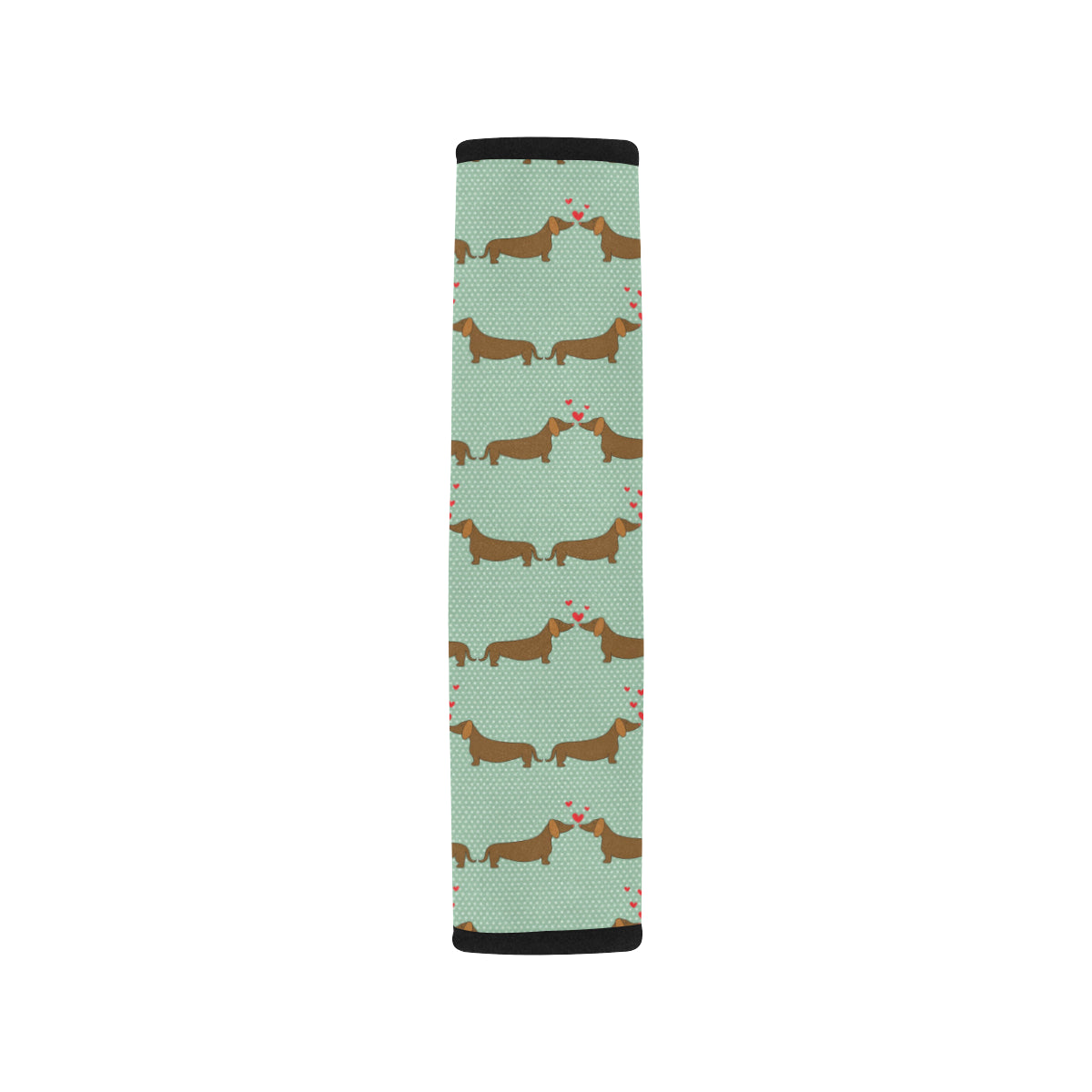 Dachshund Pattern Print Design 02 Car Seat Belt Cover