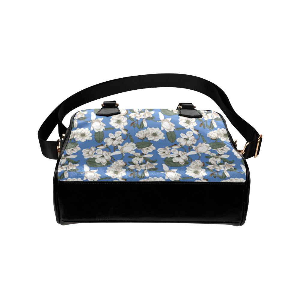 Magnolia Pattern Print Design 01 Shoulder Handbag