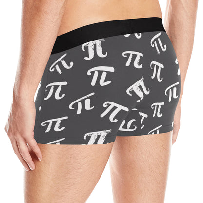 Pi Day Pattern Print Design A02 Men's Boxer Briefs