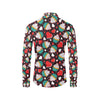 Cupcakes Heart Print Pattern Men's Long Sleeve Shirt