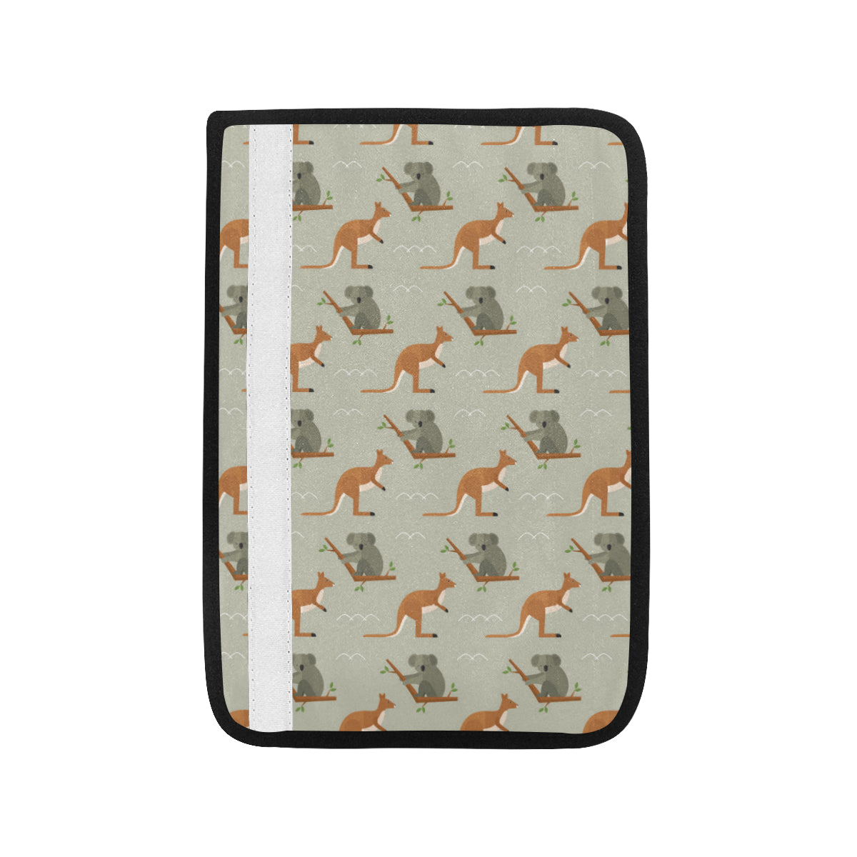Koala Pattern Print Design 03 Car Seat Belt Cover