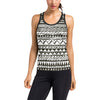 Hand draw Tribal Aztec Women's Racerback Tank Top