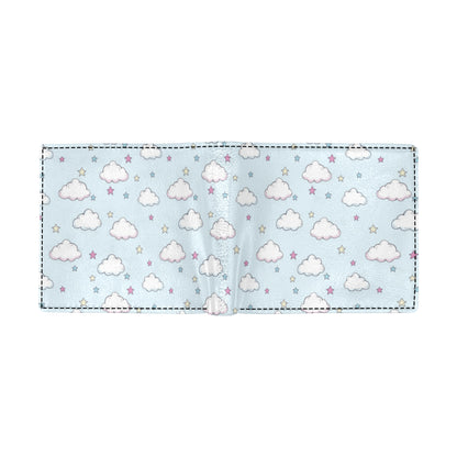 Cloud  Pattern Print Design 01 Men's ID Card Wallet