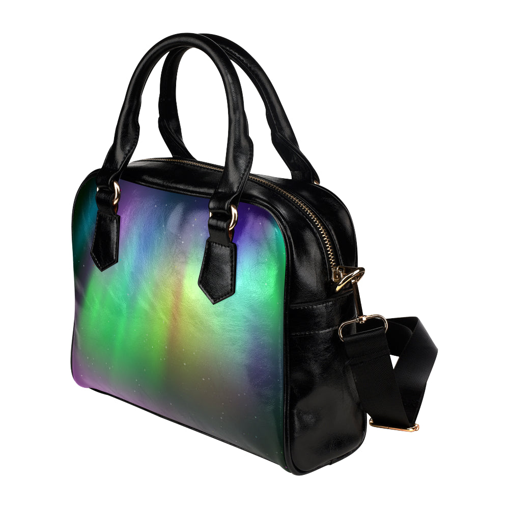 Aurora Borealis Pattern Print Design 03 Shoulder Handbag