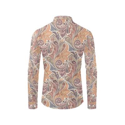 Boho Pattern Print Design 03 Men's Long Sleeve Shirt