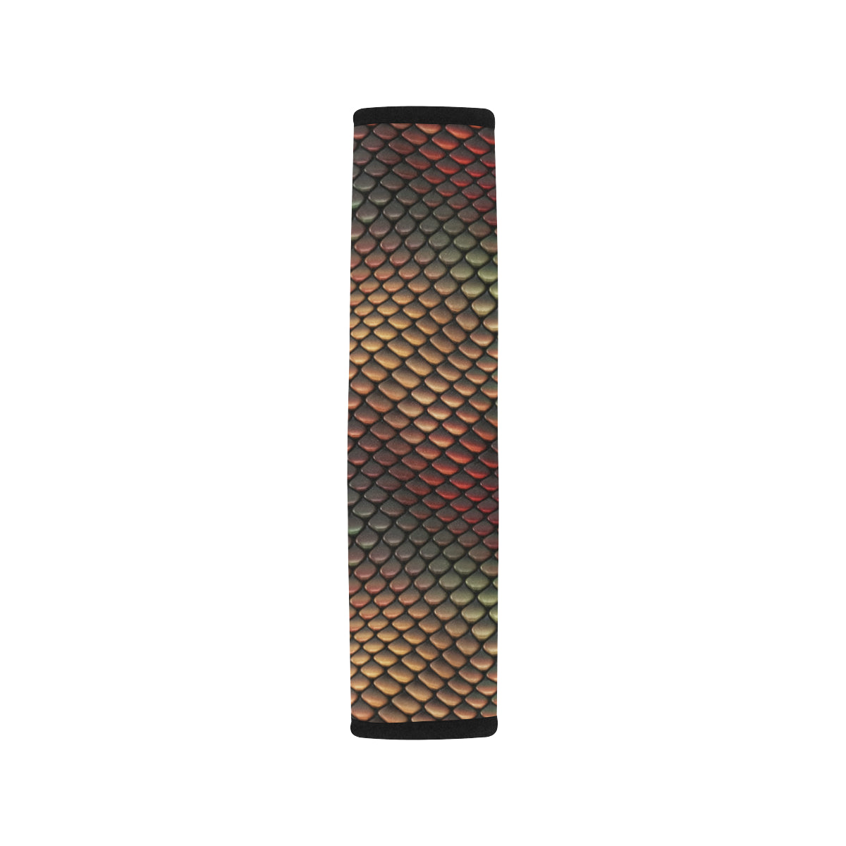 Snake Skin Colorful Print Car Seat Belt Cover