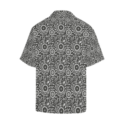 Bicycle Tools Pattern Print Design 02 Men's Hawaiian Shirt