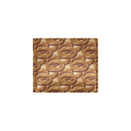 Bagel Pattern Print Design 02 Men's ID Card Wallet