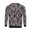 Tropical Flower Pattern Print Design TF07 Men Long Sleeve Sweatshirt