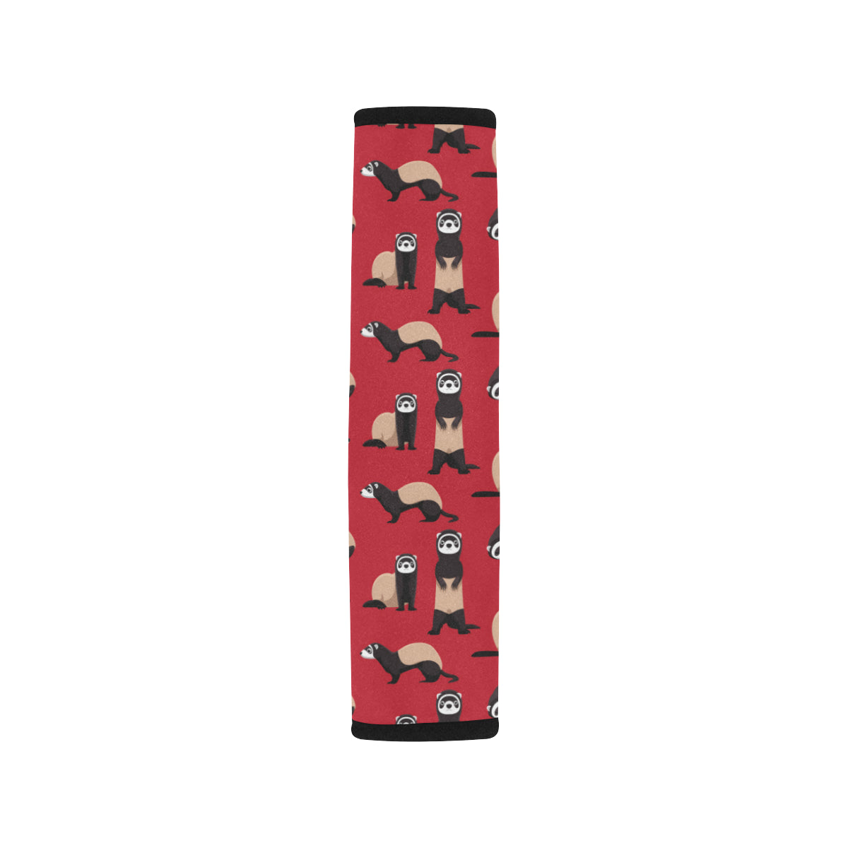Ferret Pattern Print Design 02 Car Seat Belt Cover