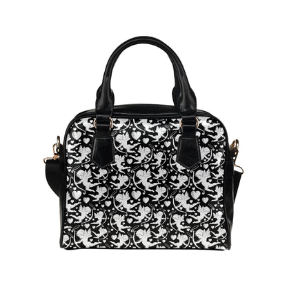 Cupid Pattern Print Design 04 Shoulder Handbag