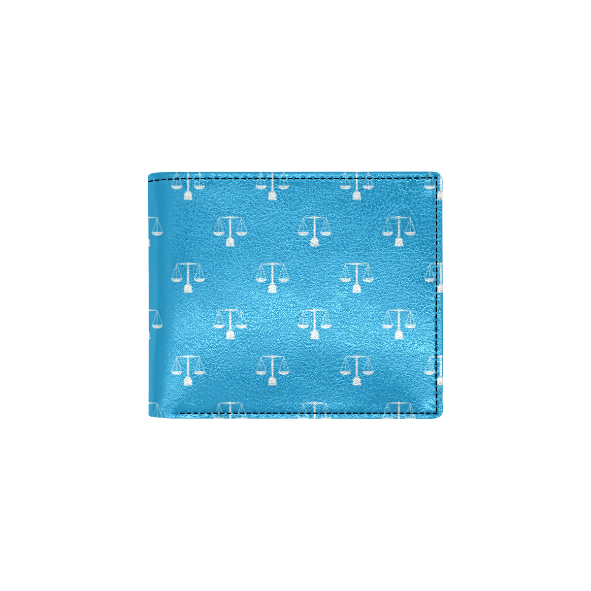 Libra Pattern Print Design 02 Men's ID Card Wallet