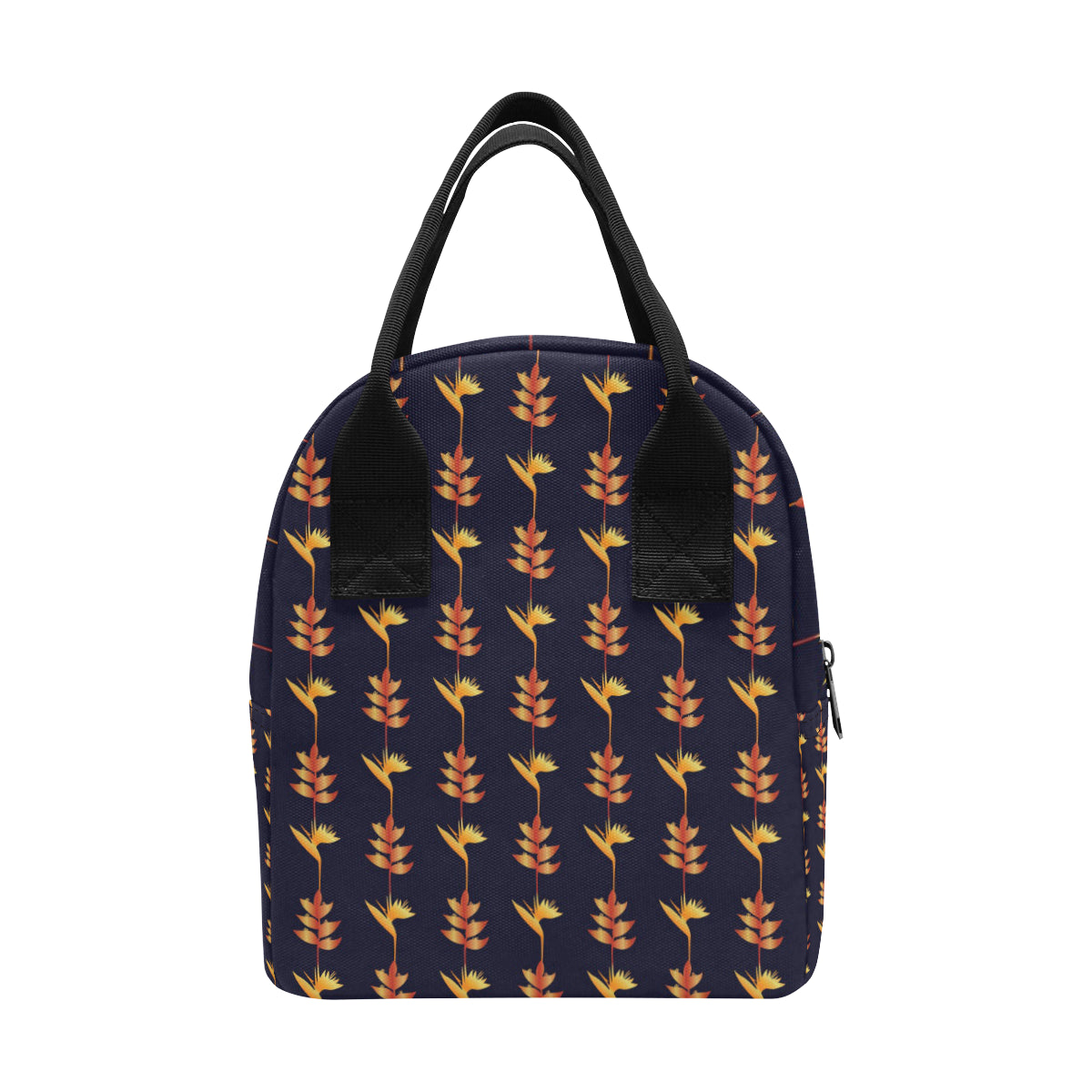 Heliconia Pattern Print Design HL06 Insulated Lunch Bag