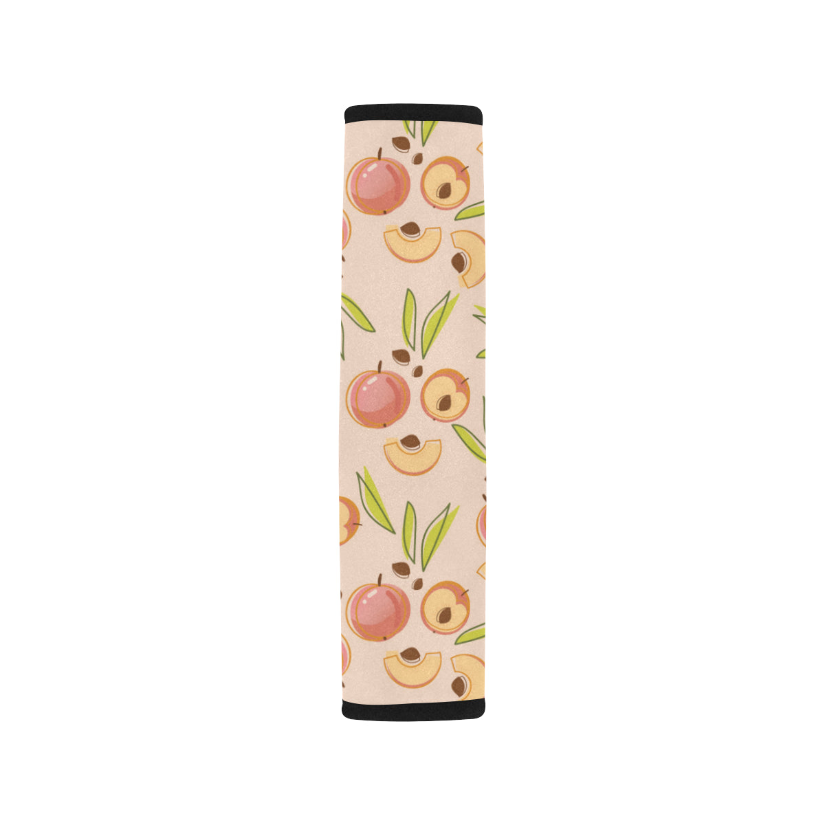 Peach Pattern Print Design A01 Car Seat Belt Cover