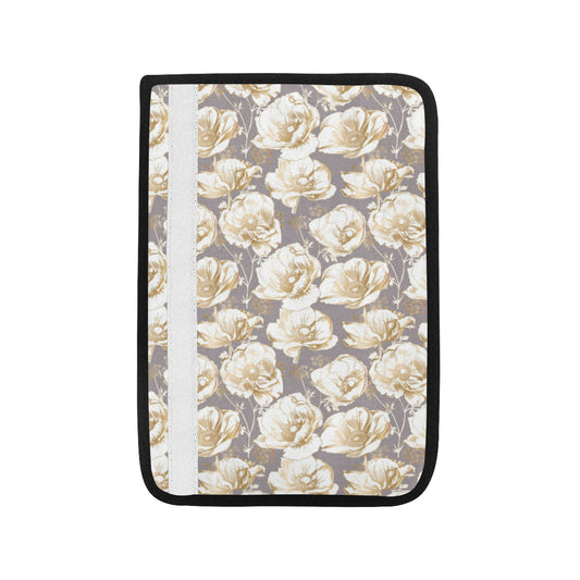 Anemone Pattern Print Design AM05 Car Seat Belt Cover