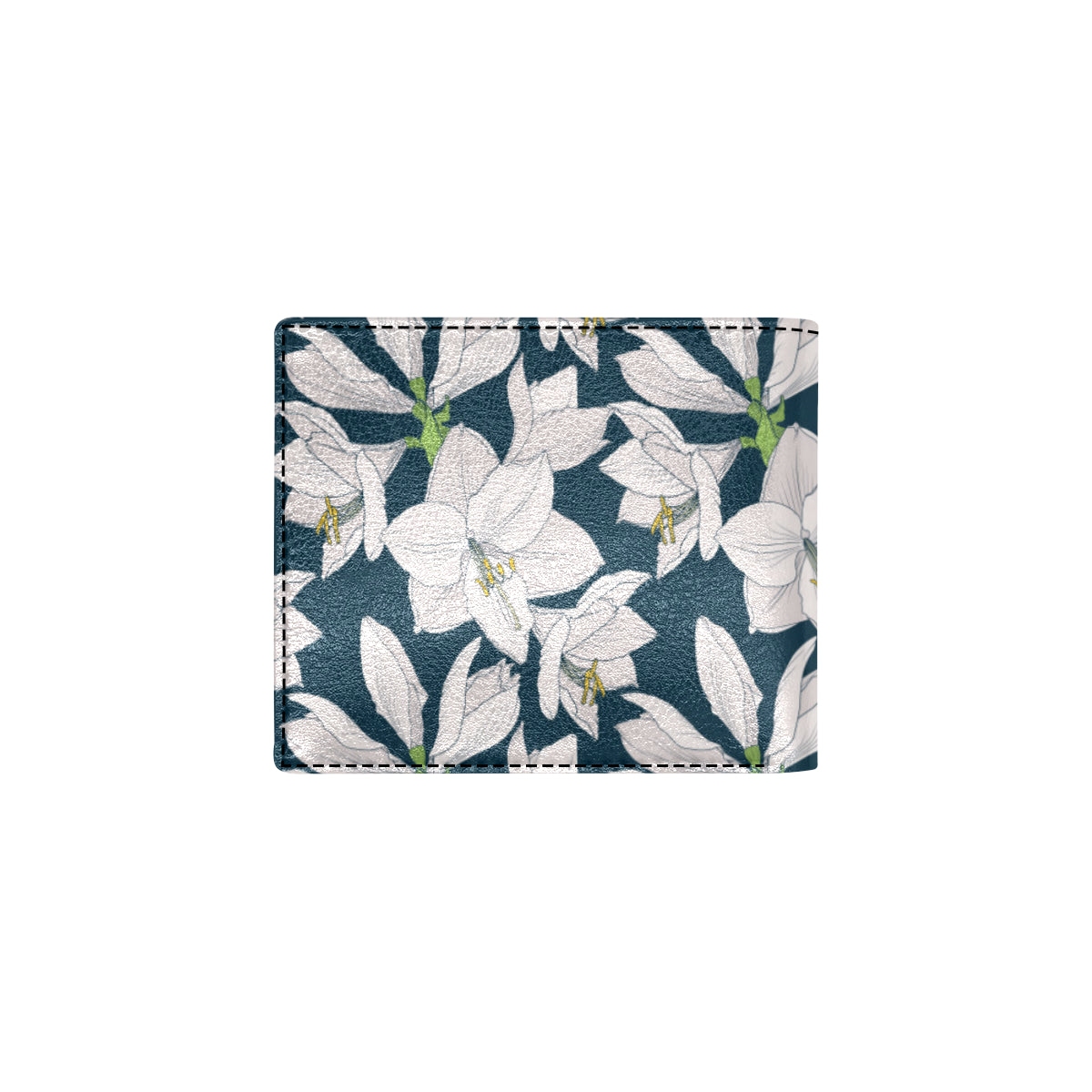 Amaryllis Pattern Print Design 01 Men's ID Card Wallet